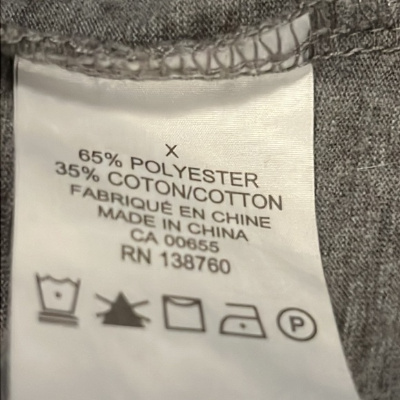 Pennington's DC Grey Scoop Neck Cut out 3/4 Sleeve Size X - Picture 9 of 9